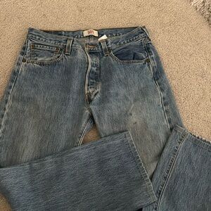 Levi 501 straight leg jeans